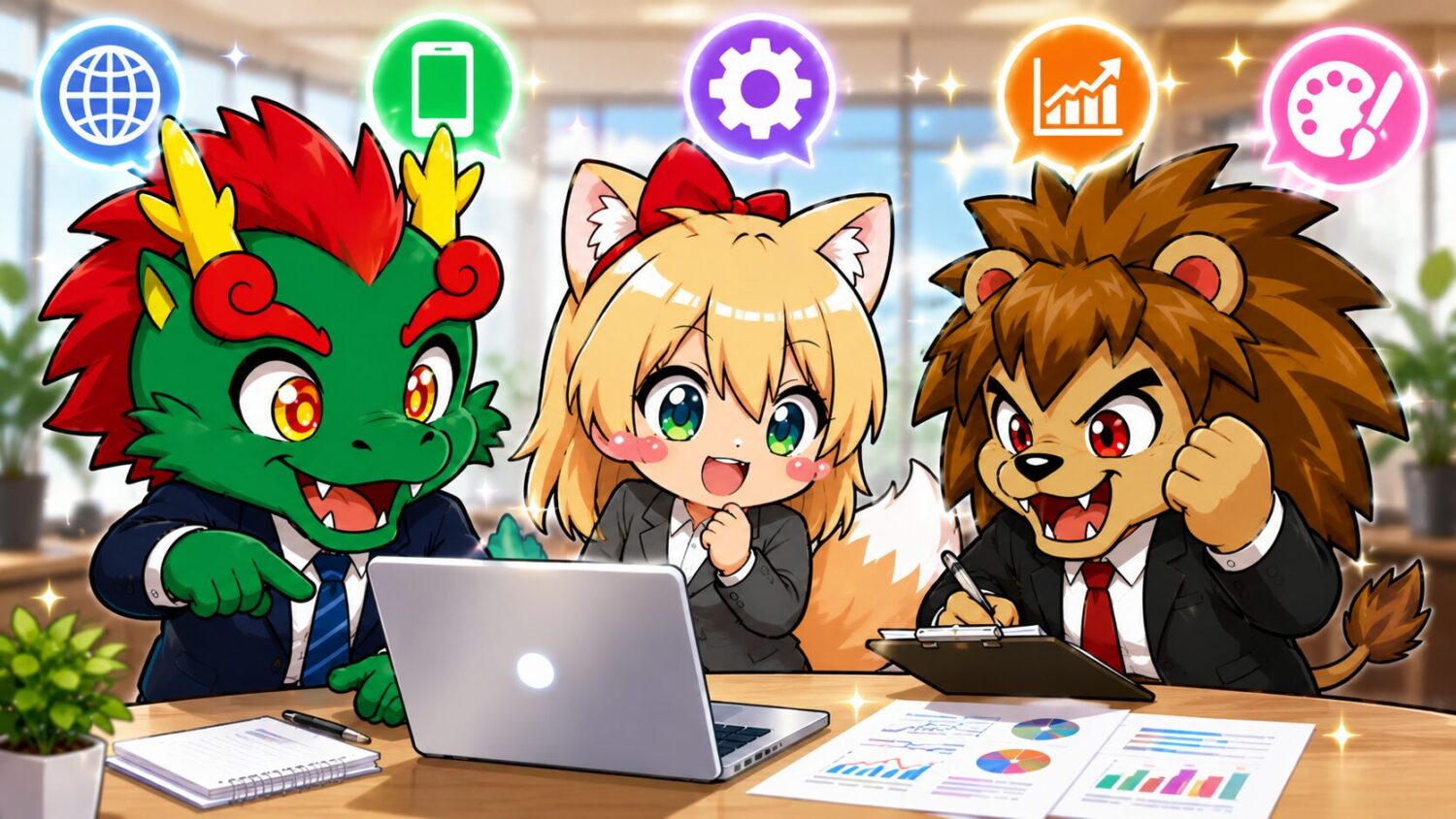 AIで学び成長する仲間たち